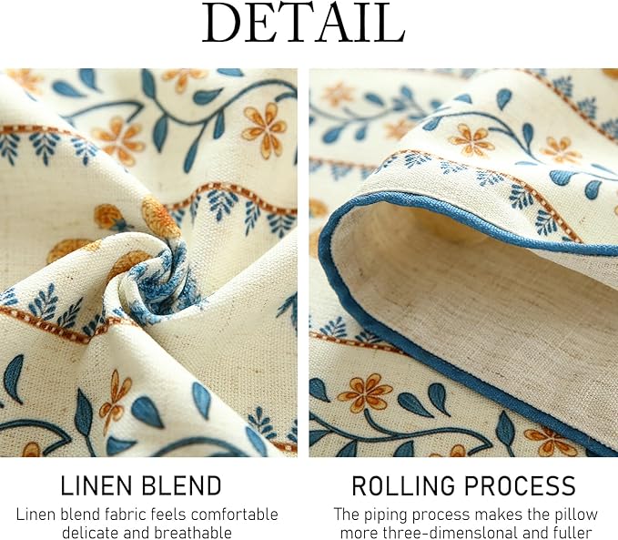 ISAENNE Designer Pale Yellow Elegant Linen Table Runner 102 Inches Long,French Floral Pattern Elegant Table Runners for Dining Tables,Thanksgiving,Kitchen Tables,Christmas,12"*102"-Estevan A