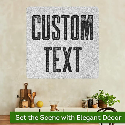 Custom Sign, Custom Street Sign, 11 Font Colors, 13 Font Styles, 4 Hole Options, 22 Sizes, 36x36 Inches, Rust Free DiBound, Fade Resistant, Made in USA by My Sign Center (Concrete)