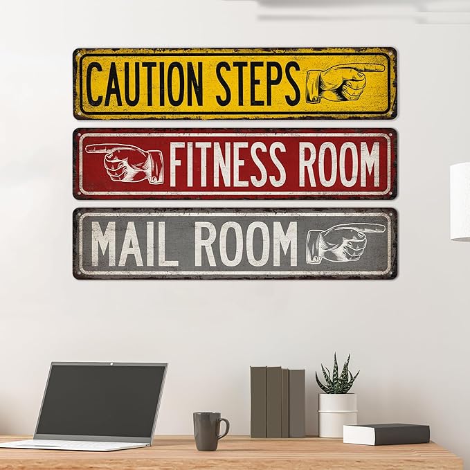 Custom Sign Customizable Sign Directional Sign This Way Sign - Made In USA - Street Signs For Bedroom Road Signs Personalized Metal Signs 104180015001