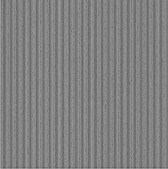Ottomanson 3'11" x 11' Hallway Runner with Scraper Pile - Extra Durable Non-Slip Rug Mat for Indoor & Outdoor Use - Ideal for Kitchen, Entryway & Garage - High-Traffic Carpet, Gray