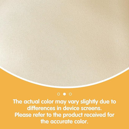 BRILLMAX 4 Pack Beige Round Tablecloths 108 Inch - Circle Bulk Linen Polyester Fabric Washable Table Cloth Cover for Wedding Reception Banquet Birthday Party Buffet Restaurant