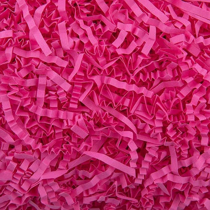Caleihd Crinkle Cut Paper Grass Cushion Paper Streamer for Christmas Wedding Birthday Bridesmaid Engagement Craft Gift Boxes Bags Filler Decoration 4.5oz Hot Pink