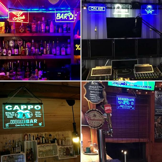 ADVPRO Personalized Your Name Custom Home Bar Beer Established Year Multi Color LED Neon Sign 32 x 24 Inches st4s86-p11-tm-c