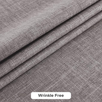 Fitable Faux Linen Tablecloths for Rectangle Tables: Water & Stain Resistant Farmhouse Table Cloth, Washable Burlap Textured Table Covers for Kitchen Dining Party(2 Pack, 60x120 Inch, Stone)