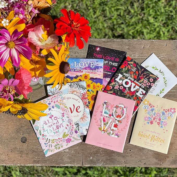 Make Your Heart Flutter 25 Bird and Butterfly Wildflower Seed Packets for Planting, A Beautiful Valentines Day Gift, Bentley Seed Co