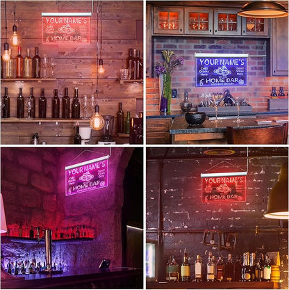 ADVPRO Personalized Your Name Custom Home Bar Beer Established Year Single Color LED Neon Sign 16 x 12 Inches st4s43-p11-tm-p