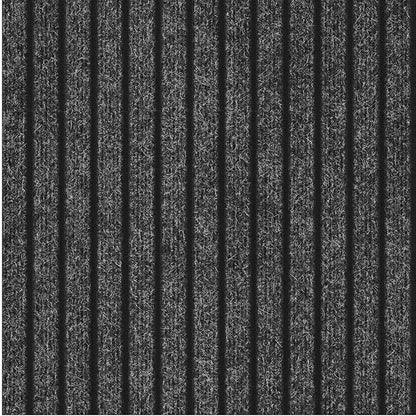 Ottomanson 2'7" x 29' Hallway Runner with Scraper Pile - Extra Durable Non-Slip Rug Mat for Indoor & Outdoor Use - Ideal for Kitchen, Entryway & Garage - High-Traffic Carpet, Black
