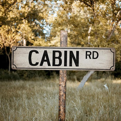 Custom Metal Sign Vintage Looking Personalized Signs - Made In USA - Custom Text Personalized Gifts For Men Gifts For Her Novelty Street Signs 104180016001
