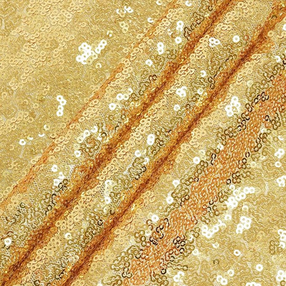 Eternal Beauty Sequin Backdrop Curtains, 2x8 Ft-2 Panels Gold Back Drop for Shimmer Photography Party Wedding Birthday Decor