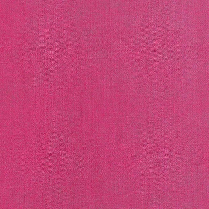ZeeMart Linen Textured Border Table Runner, 14 x 48 Inch Hot Pink, Farmhouse Style Pink Table Runners 48 Inches Long, Easy Care Everyday Polyester Table Runner