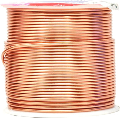Mandala Crafts 16 Gauge Anodized Aluminum Craft Wire for Jewelry Making – 390 FT Colored Flexible Silver Copper True Blue Black Red Kelly Green Wire - Bendable for Bonsai Armature Crafting Sculpting