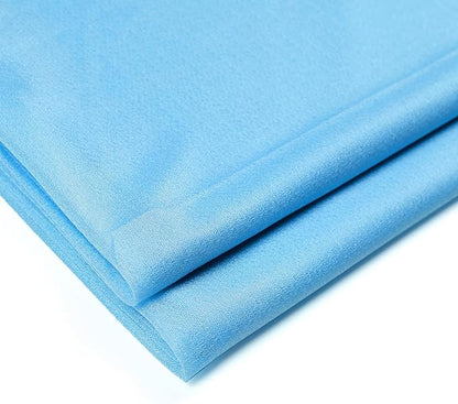 VDS Pack of 1 Panel (30 Inch X 40 Feet) Wedding Arch Draping Fabric Sheer Chiffon Fabric Drapery for Wedding Ceremony Reception Swag Backdrop Canopy Chuppah ARBO Altars Decoration (Turquoise)