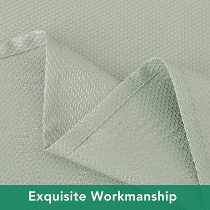 Biscaynebay Tablecloth for Rectangle Tables-70x108 Inch Sage Outdoor Picnic Table Cover-Rectangular Folding Reusable Table Cloths Water Resistant for Kitchen Camping Dining Room Patio Banquet Party