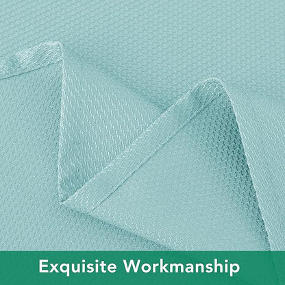 Biscaynebay Tablecloth for Rectangle Tables-70x120 Inch Aqua Blue Outdoor Picnic Table Cover-Rectangular Folding Table Cloths Water Resistant for Kitchen Camping Dining Room Patio Banquet Party