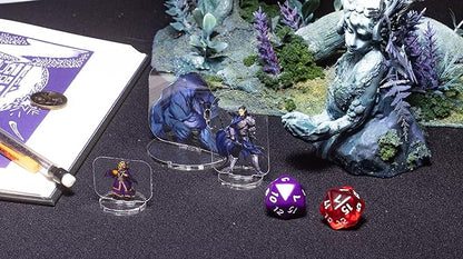 Arcknight Flat Plastic Miniatures: Mankind; 62 Unique Human-Themed Minis for DND 5e and Pathfinder; Affordable, Skinny Figurines for Dungeons and Dragons and Other Tabletop RPG Games