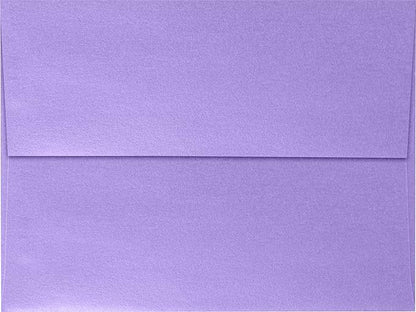LUXPaper A7 Invitation Envelopes | Peel & Press | 5 1/4" x 7 1/4" | Amethyst Metallic | 80lb. Text | 50 Qty