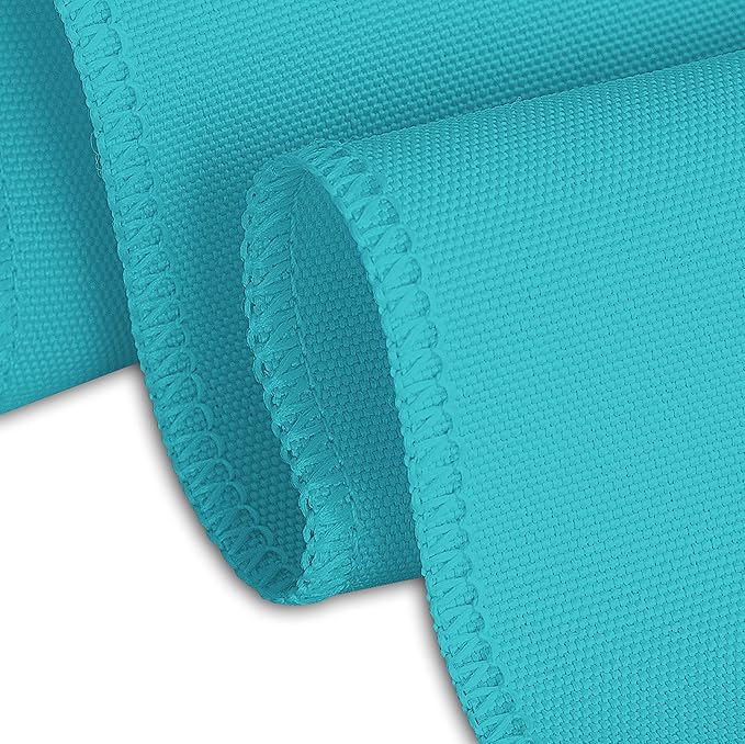 LinenTablecloth 70-Inch Round Polyester Tablecloth Turquoise
