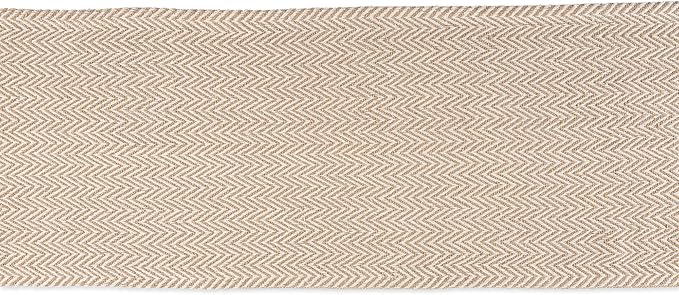 DII Woven Basic Tabletop Collection Chevron Table Runner, 15x72, Stone