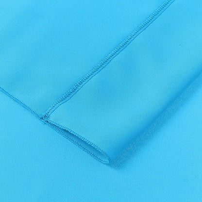 AK TRADING CO. 10 feet x 10 feet Polyester Backdrop Drapes Curtains Panels with Rod Pockets - Wedding Ceremony Party Home Window Decorations - Turquoise (Pack of 24)