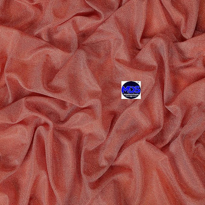 MDS Halloween Chiffon Draping Fabric - 1 Panel, 30" Wide x 50ft Long - Sheer Spooky Arbor & Canopy Drapery for Haunted House Backdrops, Party Ceilings, DIY Costumes & Themed Events - Terracotta
